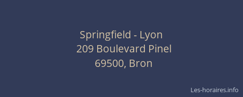 Springfield - Lyon
