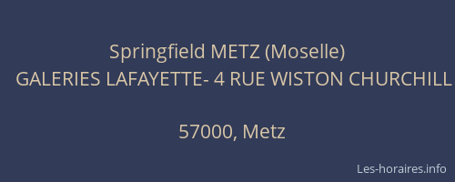 Springfield METZ (Moselle)