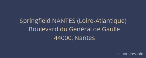Springfield NANTES (Loire-Atlantique)