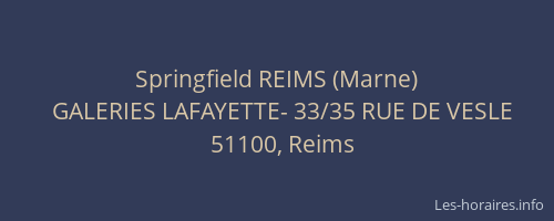Springfield REIMS (Marne)