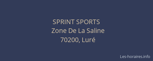 SPRINT SPORTS