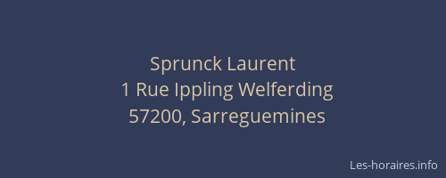 Sprunck Laurent