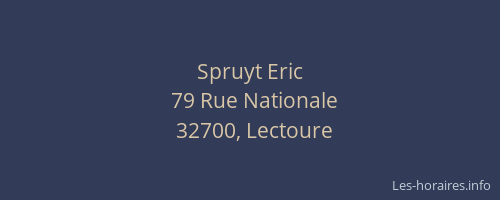Spruyt Eric