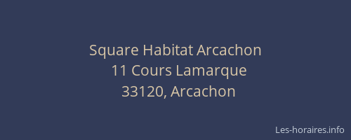 Square Habitat Arcachon