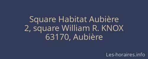 Square Habitat Aubière
