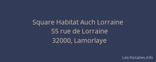 Square Habitat Auch Lorraine