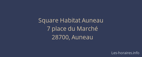 Square Habitat Auneau