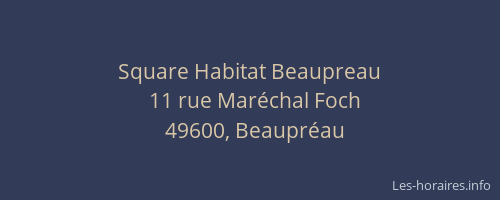 Square Habitat Beaupreau