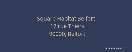 Square Habitat Belfort