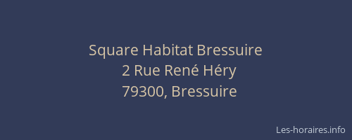 Square Habitat Bressuire