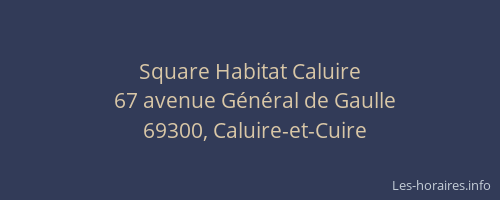 Square Habitat Caluire