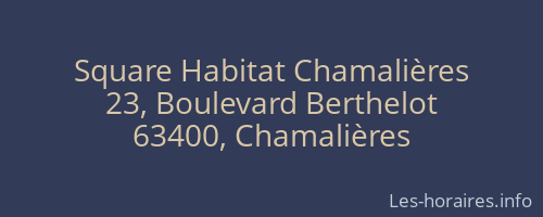Square Habitat Chamalières