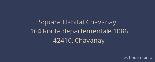 Square Habitat Chavanay