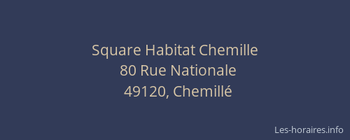 Square Habitat Chemille