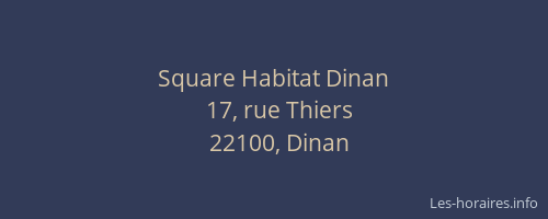 Square Habitat Dinan