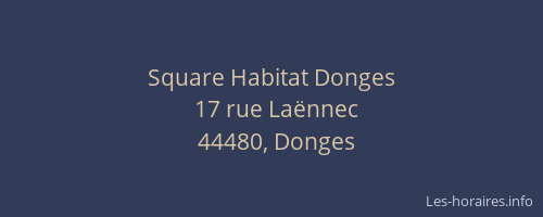 Square Habitat Donges