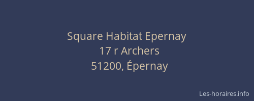 Square Habitat Epernay