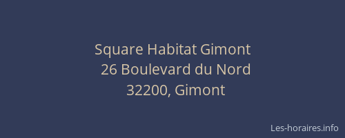Square Habitat Gimont