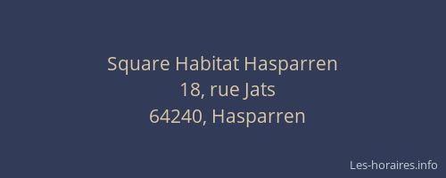 Square Habitat Hasparren