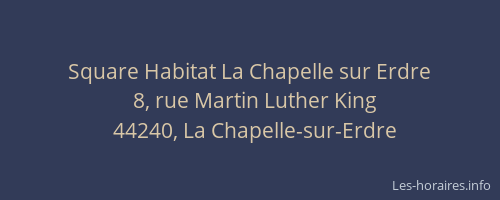 Square Habitat La Chapelle sur Erdre