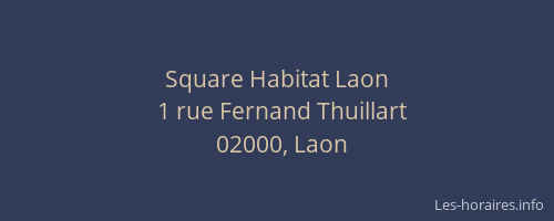 Square Habitat Laon