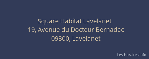 Square Habitat Lavelanet