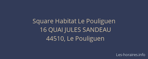 Square Habitat Le Pouliguen