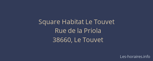 Square Habitat Le Touvet