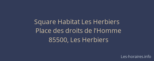 Square Habitat Les Herbiers