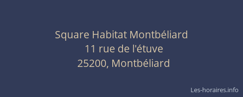 Square Habitat Montbéliard