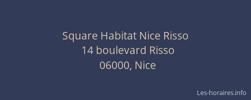 Square Habitat Nice Risso