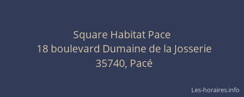 Square Habitat Pace