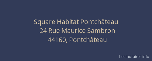Square Habitat Pontchâteau