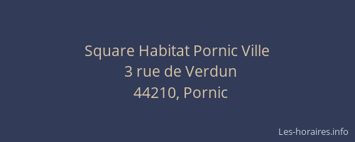 Square Habitat Pornic Ville