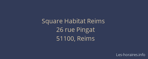Square Habitat Reims 