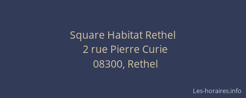 Square Habitat Rethel
