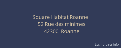 Square Habitat Roanne