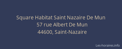 Square Habitat Saint Nazaire De Mun