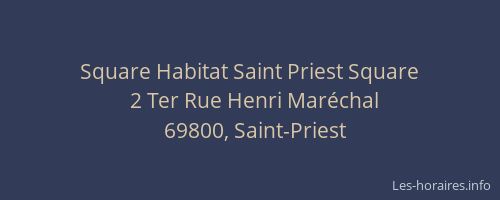 Square Habitat Saint Priest Square