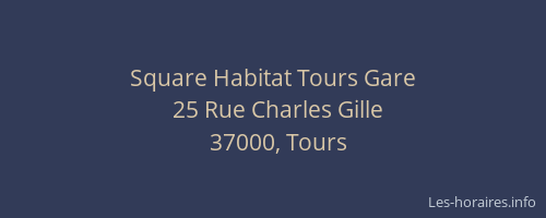 Square Habitat Tours Gare