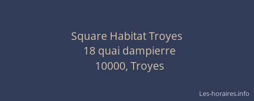 Square Habitat Troyes