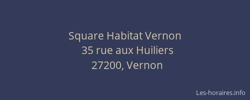 Square Habitat Vernon