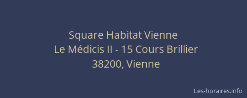 Square Habitat Vienne