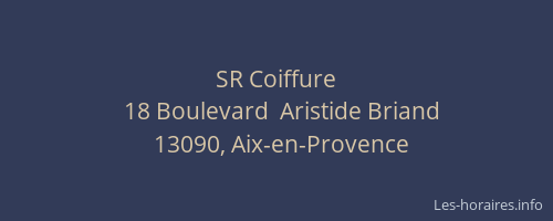 SR Coiffure