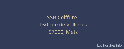 SSB Coiffure