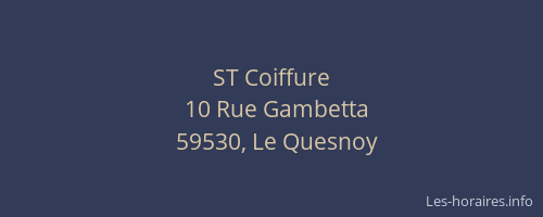 ST Coiffure