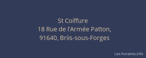 St Coiffure