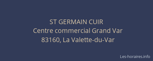 ST GERMAIN CUIR