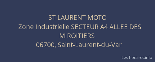 ST LAURENT MOTO