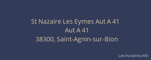 St Nazaire Les Eymes Aut A 41
